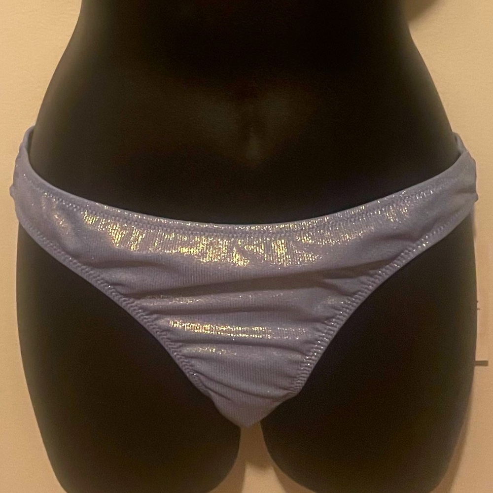 🌾 metallic bikini bottoms